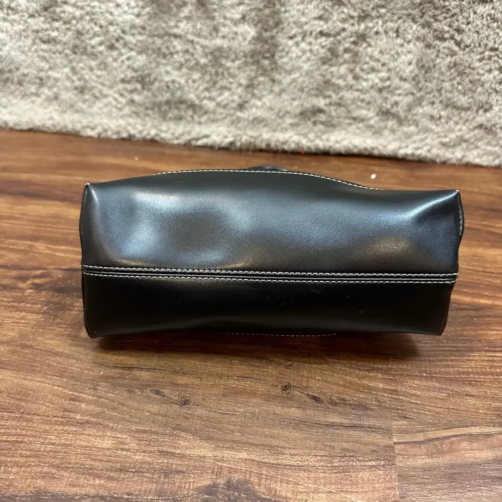 Nine West Little Black Purse Handbag Satchel 90s Y2K